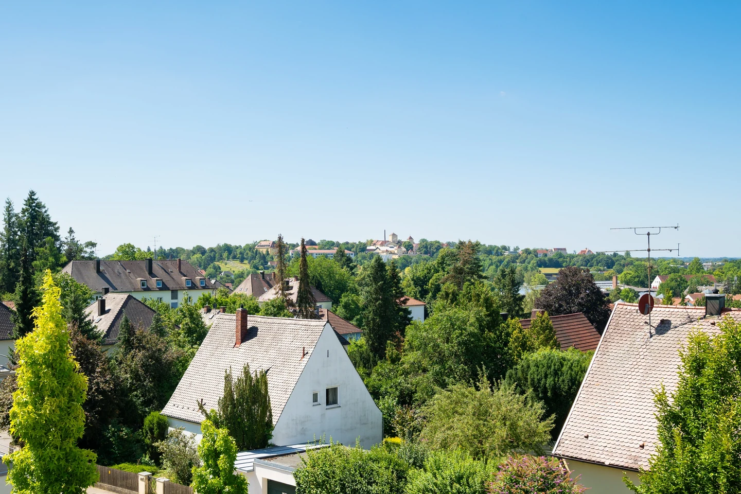 Der Blick vom Balkon