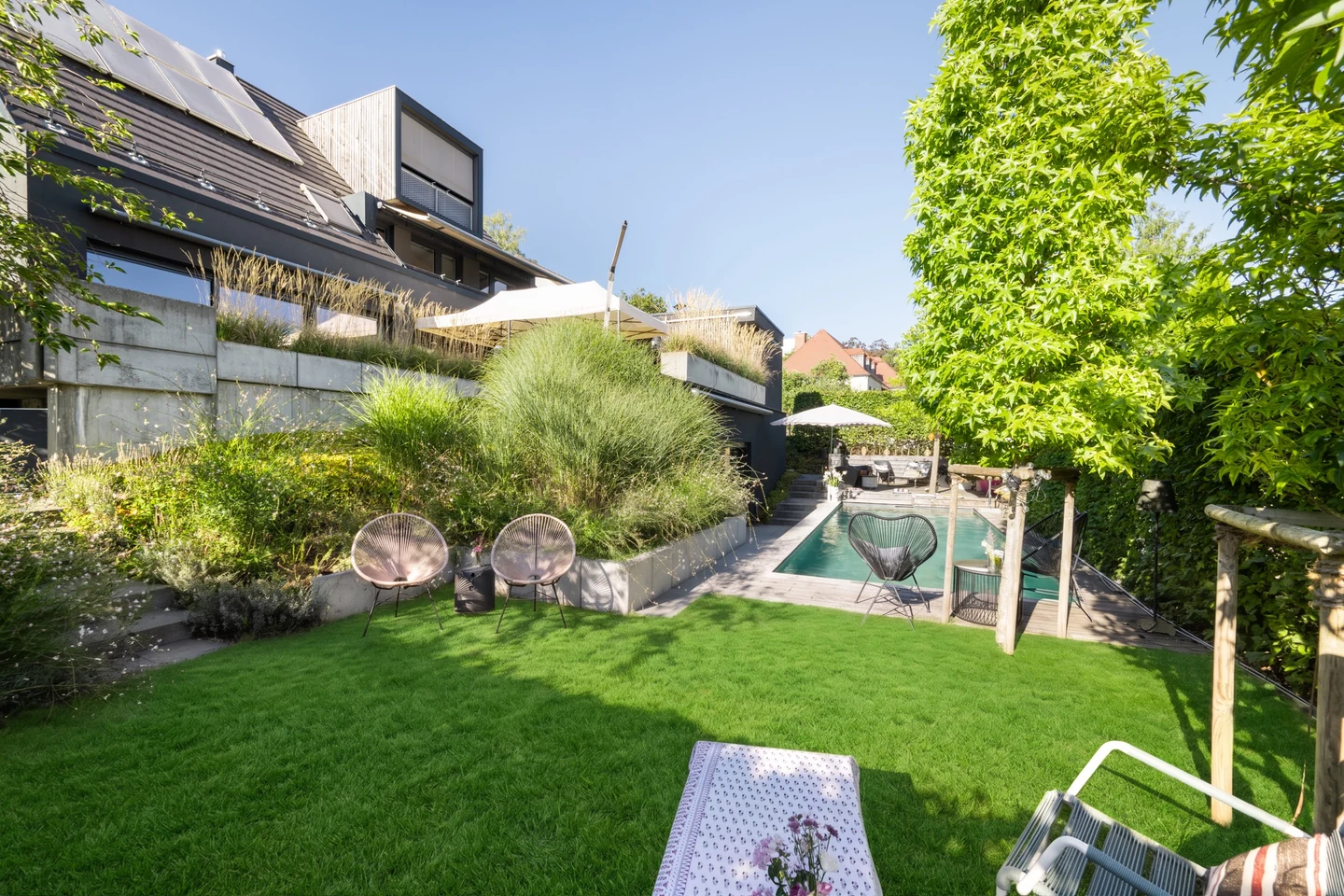 Der Garten am Haus